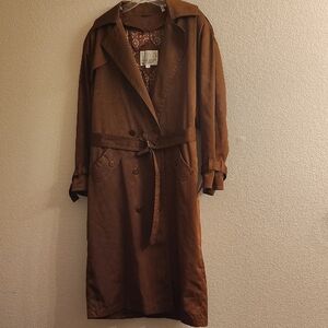 American Bazaar Brown Trench Coat HMBC
